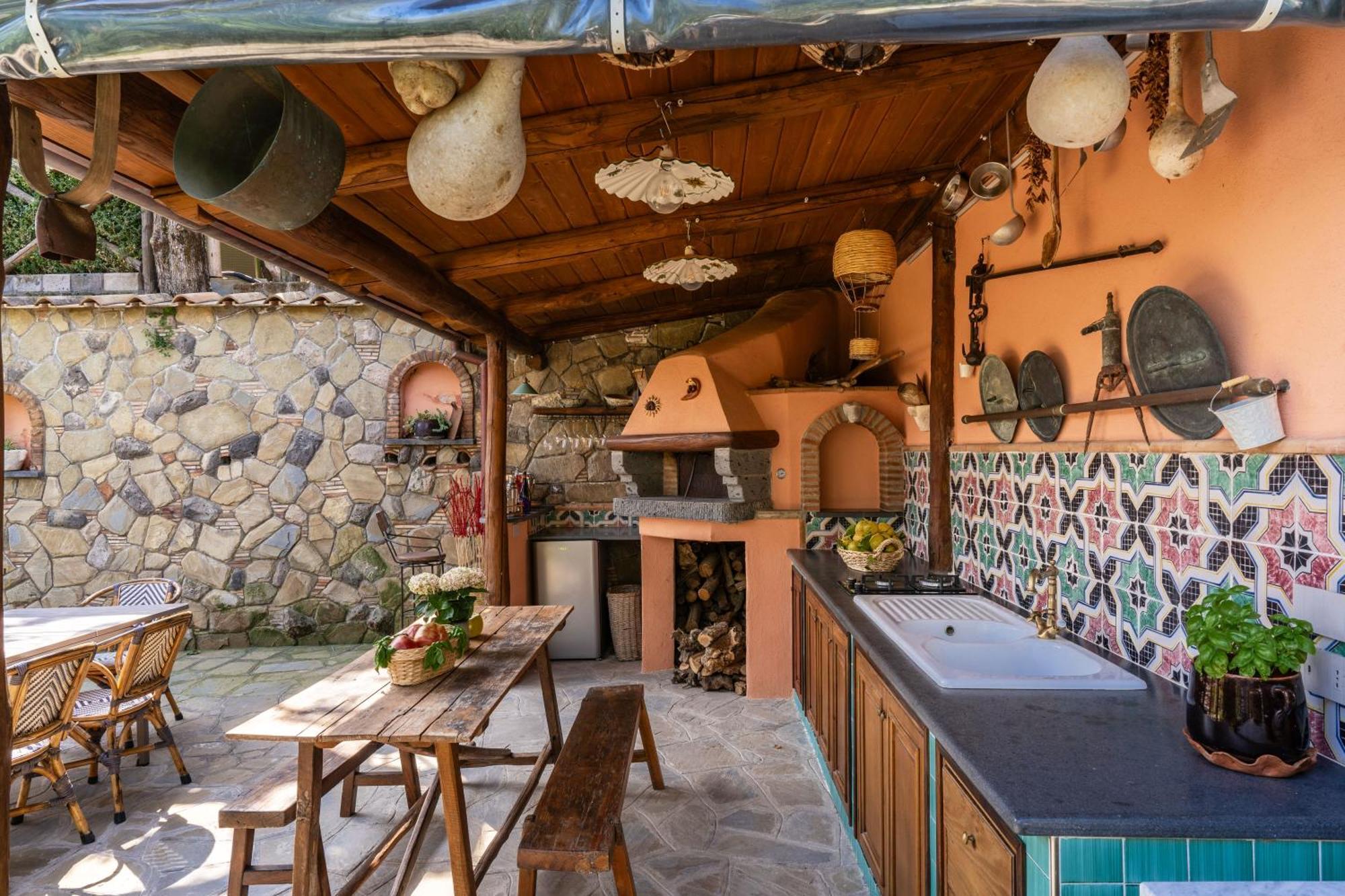 Villa Caruso Private Heated Pool & Sea View Соренто Екстериор снимка